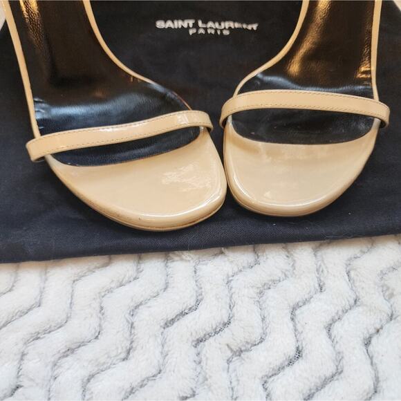 SAINT LAURENT ADJUSTABLE STRAP HEELS SIZE 36.5 (US6) - Picture 3 of 9